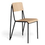 Hay - Petit Standard Stuhl, schwarz / Eiche matt lackiert