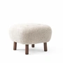 &Tradition - Pouf ATD1, Sheep Moonlight / Walnuss