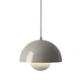 &Tradition - FlowerPot Pendelleuchte VP1, grau-beige