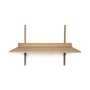 Ferm Living - Sector Schreibtisch, Eiche / schwarz