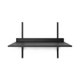 Ferm Living - Sector Schreibtisch, schwarz / schwarz