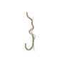 Ferm Living - Curvature Wandhaken einzeln, messing