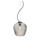 &Tradition - Blown SW3 Pendelleuchte, silber / Kabel schwarz
