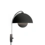 &Tradition - Flowerpot Wandleuchte VP8, matt schwarz