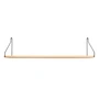 Frama - Shelf Regal 80 x 20 cm, Eiche / schwarz