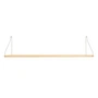 Frama - Shelf Regal 80 x 20 cm, Eiche / Edelstahl