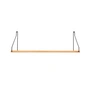 Frama - Shelf Regal 60 x 20 cm, Eiche / schwarz