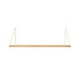 Frama - Shelf Regal 60 x 20 cm, Eiche / Messing