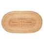 Hübsch Interior - Jute Teppich, oval, 200 x 100 cm, natur
