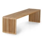 HKliving - Slatted Bank 160 cm, Teak natur