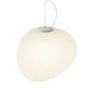 Foscarini - Gregg Pendelleuchte, grande, weiß / weiß (dimmbar über TRIAC)
