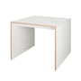 Tojo - freistell Tisch, 80 x 80 cm, weiß