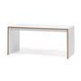Tojo - freistell Tisch, 160 x 80 cm, weiß