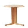 Form & Refine - Trefoil Tisch, Ø 75 cm, Eiche weiß pigmentiert