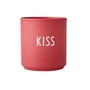 Design Letters - AJ Favourite Porzellan Becher, Kiss / red berry