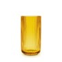 Lyngby Porcelæn - Glasvase H 15,5 cm, amber