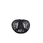 Cane-line - Nest Hocker / Beistelltisch Outdoor, Ø 67 cm, lava grey