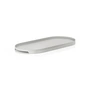 Zone Denmark - Singles Metall-Tablett oval, 16 x 35 cm, warm grey