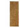 HKliving - Handgewebter Teppich Baumwolle, 70 x 200 cm, mustard / honey
