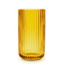 Lyngby Porcelæn - Glasvase, H 31 cm, amber