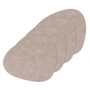Lind DNA - Tischset Curve L, Nupo nomad grey (4er-Set)