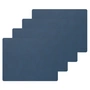 Lind DNA - Tischset Square L, 35 x 45 cm, Nupo midnight blue (4er-Set)