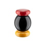 Alessi - Twergi Salz-/Pfeffer- und Gewürzmühle ES18, schwarz / gelb / rot