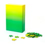 Areaware - Farbverlauf Puzzle, grün / gelb (500-tlg.)