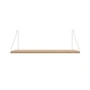 Frama - Shelf Regal 60 x 20 cm, Eiche weiß geölt / Edelstahl