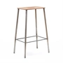 Frama - Adam Barhocker, H 65 cm, Leder natur / Stahl unbehandelt