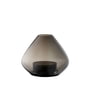 AYTM - Uno Windlicht und Vase Ø 14,5 x H 11,5 cm, schwarz