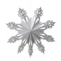 Broste Copenhagen - Christmas Snowflake Deko-Anhänger, Ø 46 cm, silber