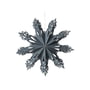 Broste Copenhagen - Christmas Snowflake Deko-Anhänger, Ø 30 cm, orion blue