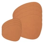 Lind DNA - Geschenkset Curve L, Core meliert natur (4 Tischsets + 4 Glasuntersetzer)