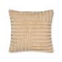 ferm Living - Crease Kissen aus Wolle, 50 x 50 cm, light sand