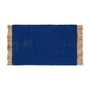 ferm Living - Block Fußmatte, 50 x 80 cm, blau