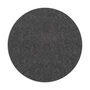 Hey Sign - Untersetzer rund, 5 mm, Ø 25 cm, graphit
