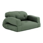 Karup Design - Hippo Sofa, 140 x 200 cm, olivgrün (756)