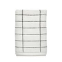 Mette Ditmer - Tile Handtuch 50 x 100 cm, schwarz / off-white