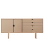 Andersen Furniture - S6 Sideboard, Eiche geseift / Fronten kashmir