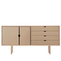 Andersen Furniture - S6 Sideboard, Eiche geseift / Fronten kashmir