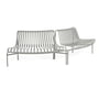 Hay - Palissade Park Dining Bench, Out / Out (2er-Set), sky grey