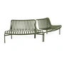 HAY - Palissade Park Dining Bench, Out / Out (2er-Set), olive