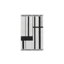 Kristina Dam Studio - Minimal Handtuch, 50 x 80 cm, schwarz / off-white