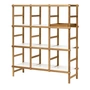 Design House Stockholm - Frame Regal high, 117 x 39 x 132,8 cm, Eiche / weiß