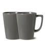 Rosendahl - Grand Cru Porzellan Becher mit Henkel 34 cl, ash grey (2er-Set)