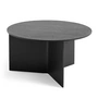 HAY - Slit Table Round XL, Ø 65 x H 35,5 cm, Eiche schwarz