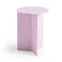 HAY - Slit Table Round High, Ø 35 x H 47 cm, pink
