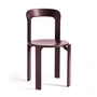 HAY - Rey Stuhl, grape red (Kunststoffgleiter)