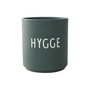 Design Letters - AJ Favourite Porzellan Becher, Hygge / dunkelgrün